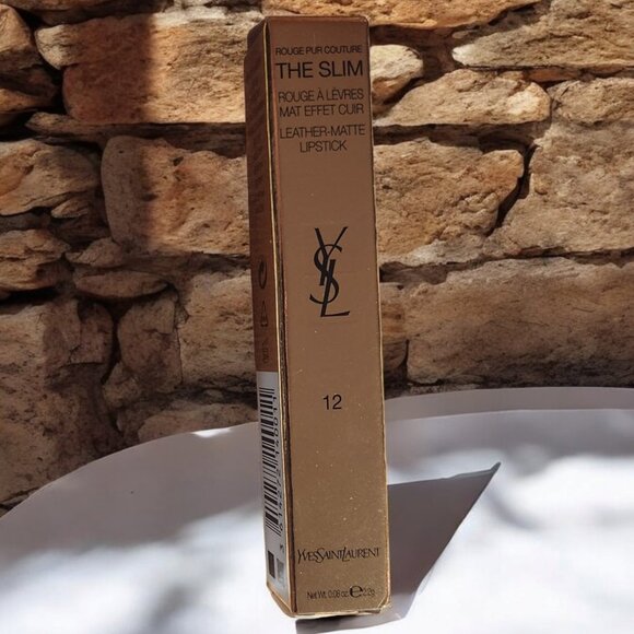 Yves Saint Laurent The Slim Leather Matte Lipstick #12 Nu Incongru NIB - Picture 1 of 3